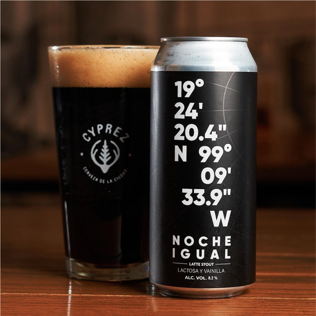 Noche Igual Latte Stout by Yo tomo artesanal, Colablanca, Cyprez, Irrestricta